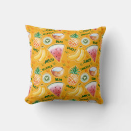Tropisches Fruchtwurfkissen Kissen
