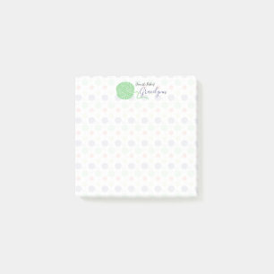 Tropisches Garn-Ball-String-Muster Post-it Klebezettel