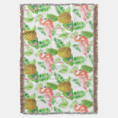 tropisches Gartenwassermuster Decke (Vorderseite Vertikal)