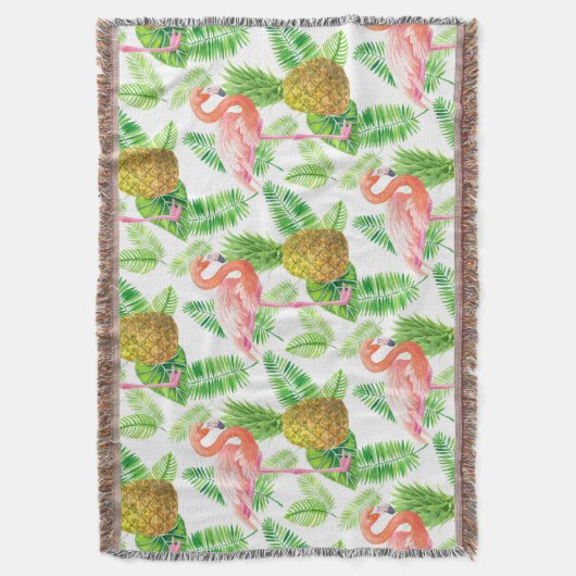 tropisches Gartenwassermuster Decke (Vorderseite Vertikal)