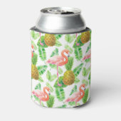 tropisches Gartenwassermuster Dosenkühler (Kanne Rückseite)