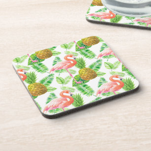 tropisches Gartenwassermuster Getränkeuntersetzer