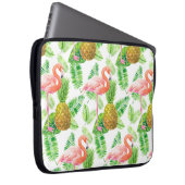 tropisches Gartenwassermuster Laptopschutzhülle (Vorne Rechts)