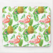 tropisches Gartenwassermuster Mousepad (Vorne)