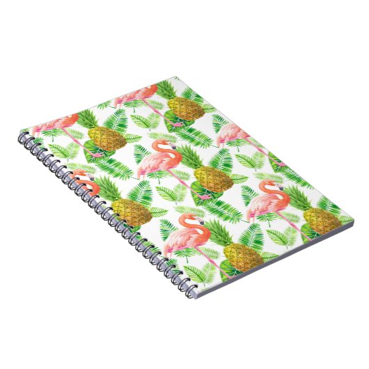 tropisches Gartenwassermuster Notizblock (Rechte Seite)