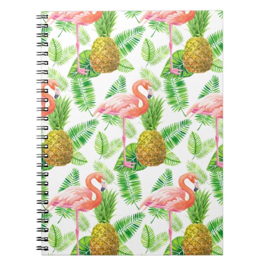 tropisches Gartenwassermuster Notizblock (Vorderseite)