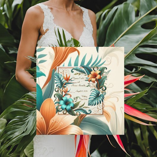 Tropisches Gästebuch