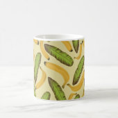 Tropisches Gelbbanane-Leaf-Muster Kaffeetasse (Mittel)
