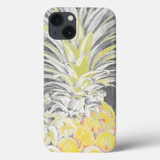 Tropisches gelbes Pinneapple Case-Mate iPhone Hülle (Rückseite)