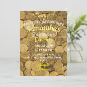 Tropisches Geld  Einladung (Stehend Vorderseite)