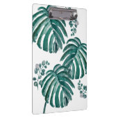 Tropisches Gemälde aus botanischem grünem Leaf Klemmbrett (Rechts)