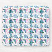 Tropisches geometrisches Muster Mousepad (Vorne)