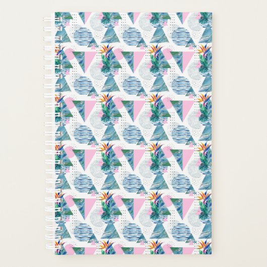 tropisches geometrisches Muster Planer (Vorderseite)