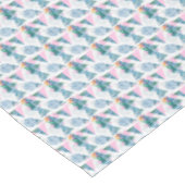 Tropisches geometrisches Muster Tischdecke (Schrägansicht)