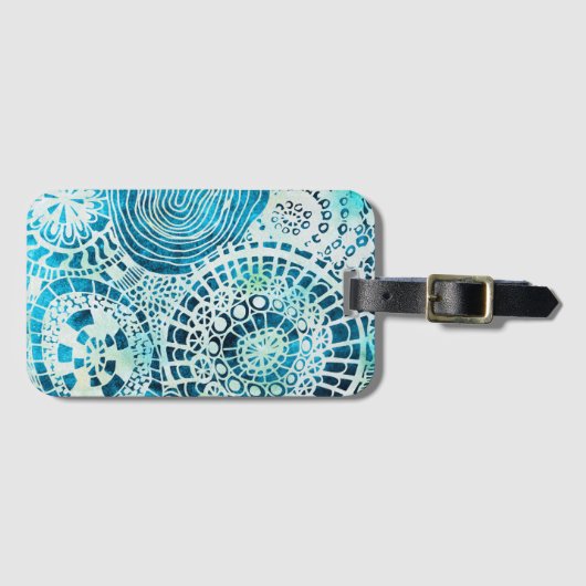 Tropisches Gepäck Gepäckanhänger (Vorderseite (Horizontal))