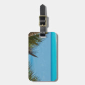 Tropisches Gepäckanhänger (Vorderseite vertikal)