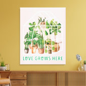 Tropisches Gewächshaus Leinwanddruck (Insitu (Wohnzimmer))