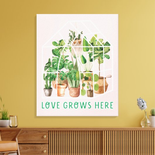 Tropisches Gewächshaus Leinwanddruck (Insitu (Wohnzimmer))