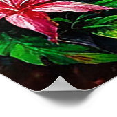 Tropisches Gewässer Poster (Ecke)