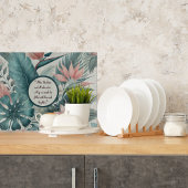 Tropisches Glas Schneidebrett