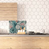 Tropisches Glas Schneidebrett