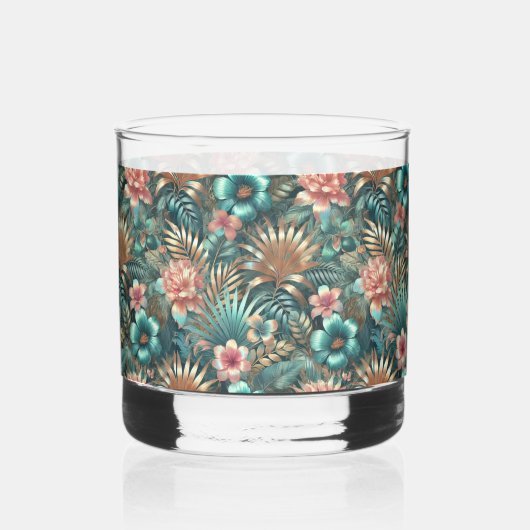 Tropisches Glas: Whiskyglas (Vorderseite)