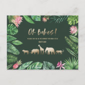 Tropisches Gold, modern farbenfroh Postkarte (Vorderseite)