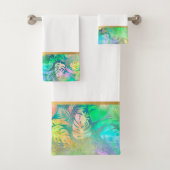 TROPISCHES GOLDBADEZIMMER TOWEL SET (Insitu)