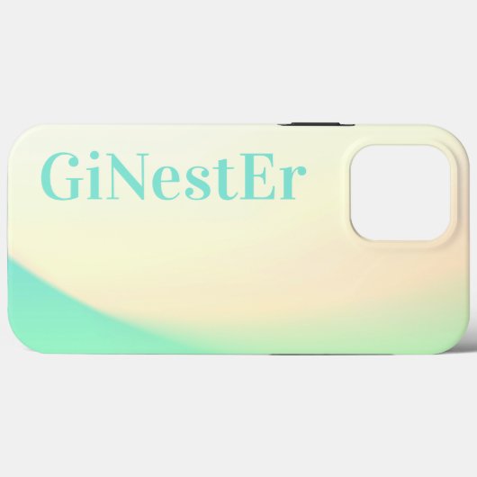 Tropisches Gradient Ombre Green Yellow Business Case-Mate iPhone Hülle (Rückseite (Horizontal))