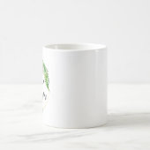 Tropisches Grün Mutter des Grooms Kaffeetasse (Mittel)