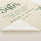 Tropisches Grün- und Goldblatt-Preisangebot Sherpadecke (3/4)