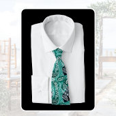 Tropisches Grünes Dschungel-Blätter Krawatte