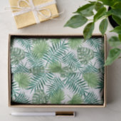 Tropisches grünes Laub-Seidenpapier Seidenpapier (Geschenk)