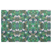 Tropisches grünes lila Goldmonster verlässt mit Stoff (Fat Quarter (45,7 x 55,9 cm))