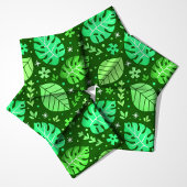 Tropisches grünes Monstera-Blatt Stoff