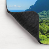 Tropisches grünes Moorea mousepad (Ecke)