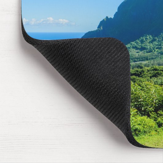Tropisches grünes Moorea mousepad (Ecke)