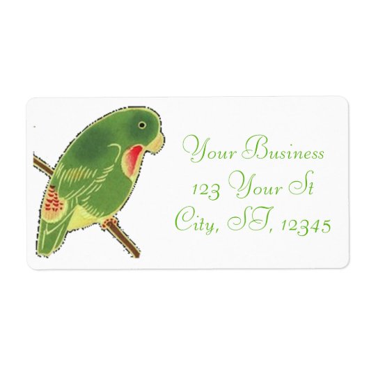 Tropisches grünes Parakeet Thunder_Cove (Vorne)