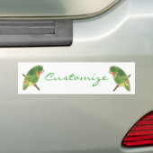 Tropisches grünes Parakeet Thunder_Cove Autoaufkleber (Auf Auto)