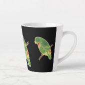 Tropisches grünes Parakeet Thunder_Cove Milchtasse (Rechts)