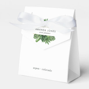 Tropisches Grünzeug Geschenkschachtel