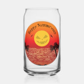 Tropisches Halloween Dosenglas (Vorderseite)