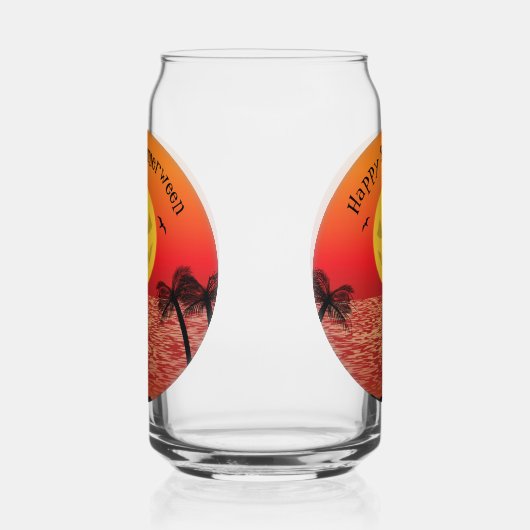 Tropisches Halloween Dosenglas (Rechts)