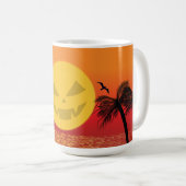Tropisches Halloween Kaffeetasse (VorderseiteRechts)