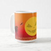 Tropisches Halloween Kaffeetasse (Vorderseite Links)