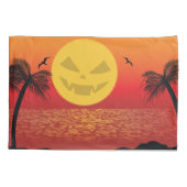 Tropisches Halloween Kissenbezug (Rückseite)