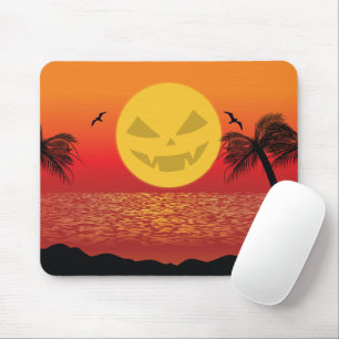 Tropisches Halloween Mousepad