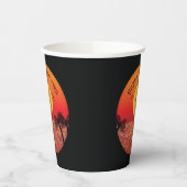 Tropisches Halloween Pappbecher (Links)