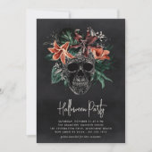 Tropisches Halloween-Party Einladung (Vorderseite)