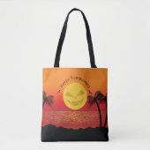 Tropisches Halloween Tasche (Vorderseite)